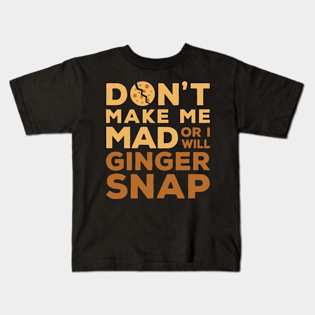 Ginger Shirt - Funny Ginger Snap Kids T-Shirt by redbarron